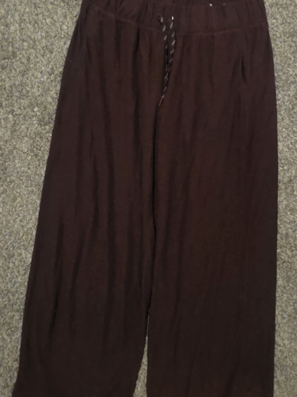 Womans FLX wide leg pants Burgundy size XL NWOT